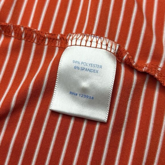Southern Tide Clemson University Tigers Orange Polo Club Shirt Men L Performance - Picture 10 of 10